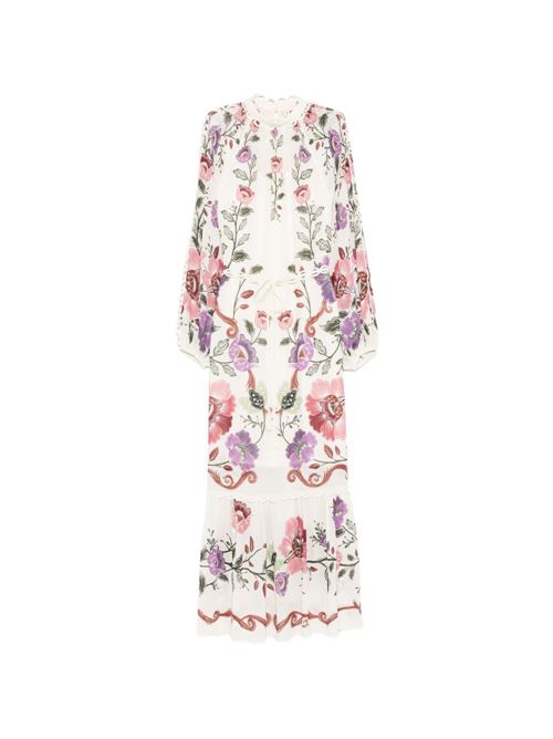 Rococo dress FARM RIO | 345530ROCOCOFLOWERSCREAM26091